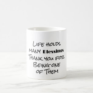 Mug Bénédiction de la vie et Merci