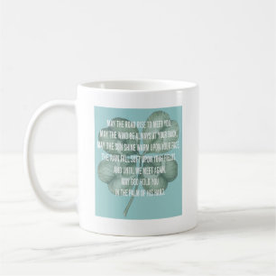 Mug Bénédiction Irlandaise Traditionnelle Dessin de Tr