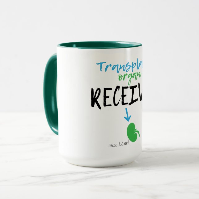 Mug Bénéficiaire de la transplantation rénale (Devant gauche)