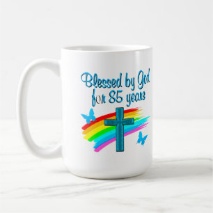 MUG BÉNÉFICIER PAR DIEU PENDANT 85 ANS DE CROIX BLEUE