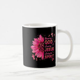 Mug Béni par Dieu aimé par Jésus Tournesol Chrétien 