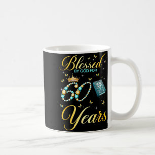 Mug Béni par Dieu pour ses 60 ans d'anniversaire chrét