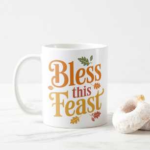 Mug Bénissez Cette Fête Thanksgiving Family Rassemblem