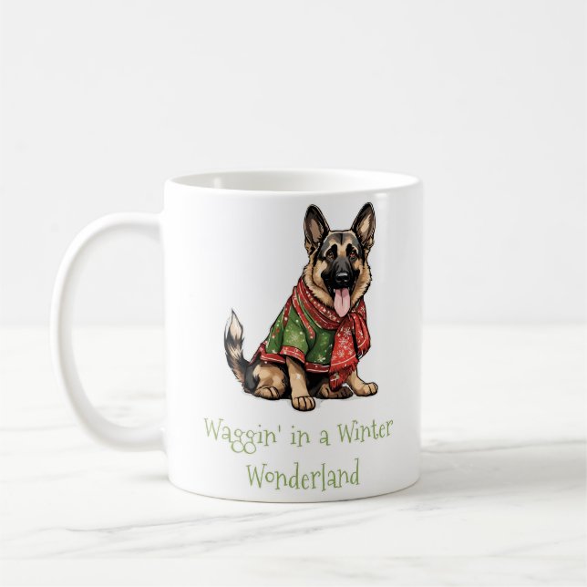 Mug Berger allemand de Noël (Gauche)