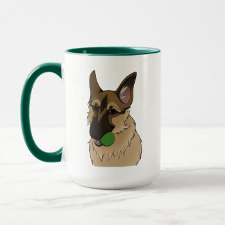 Mug berger allemand jouer le temps avec boule boule