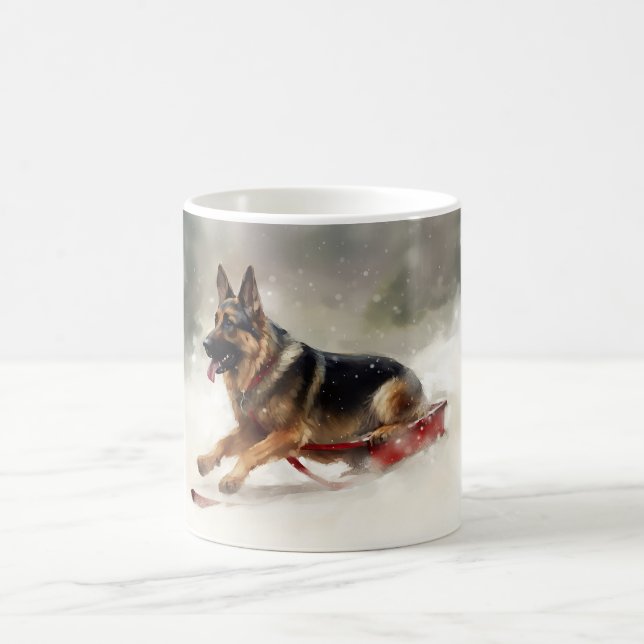 Mug Berger allemand neige de Noël hiver (Centre)