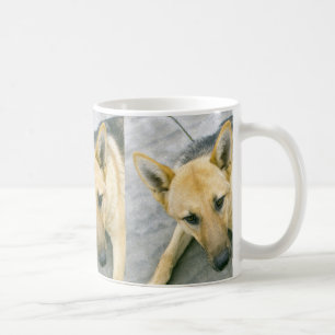 Mug berger-allemand-noir et crème