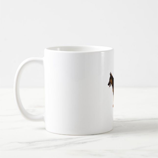 Mug Berger Allemand Rouge Noir Blanche (Gauche)