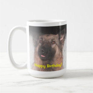 Mug berger allemand Stick langue de l'Anniversaire