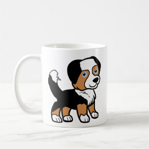 Mug Berger Australien Tri Noir Dessin Animé Avec Queue