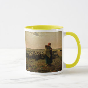 Mug Bergère avec son troupeau, 1863