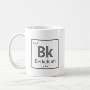 Mug Berkelium - Berkeley Science - Tableau périodique