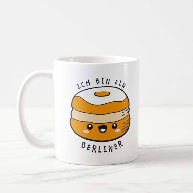 Mug Berlinois d'ein de poubelle d'Ich (Gauche)