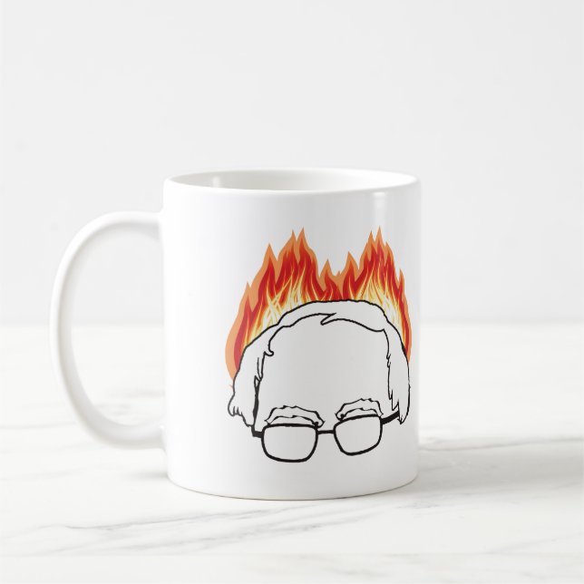 Mug Berne sur le feu - ponceuses de Bernie pour le (Gauche)