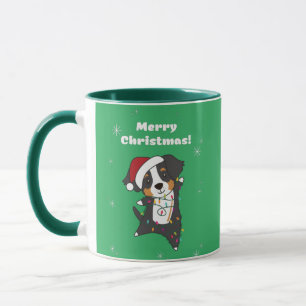 Mug Bernese Joyeux Noël Joyeux Chiens de Noël Joyeux M