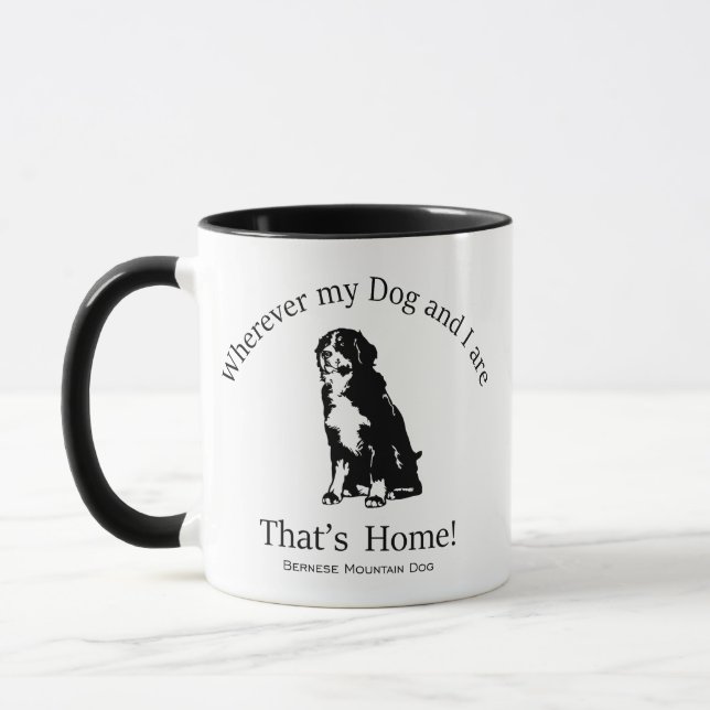 Mug Bernese Mountain Dog (Gauche)
