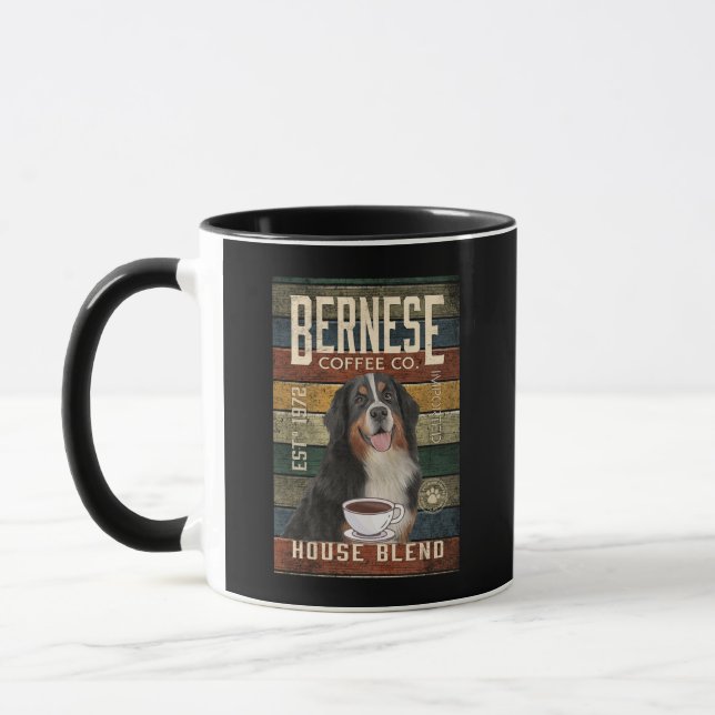 Mug Bernese Mountain Dog Coffee (Gauche)