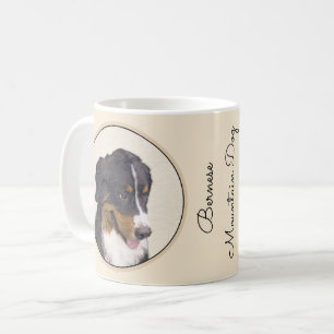 Mug Bernese Mountain Dog Painting - Original Dog Art