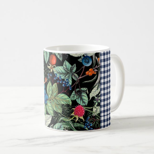 Mug Berries Medley sur Country En vichy (Devant droit)