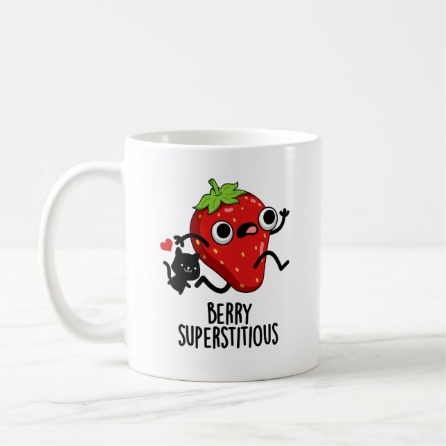 Mug Berry Superstitieux Fruit Pun (Gauche)