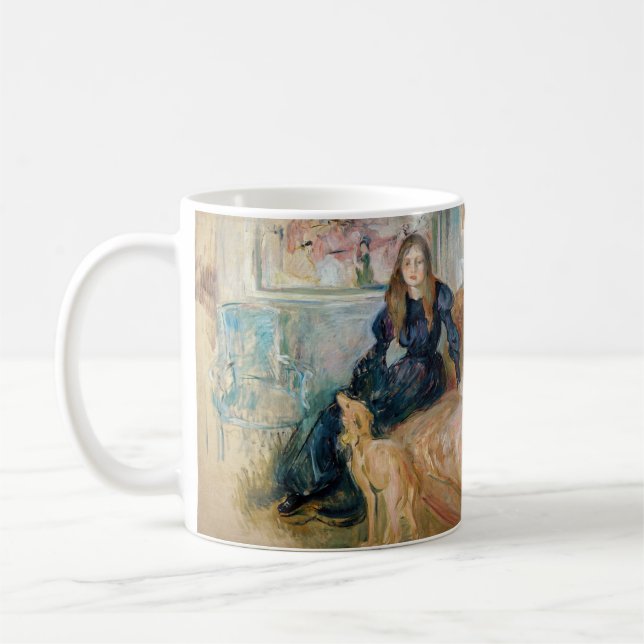 Mug Berthe Morisot - Julie et son Greyhound Laerte (Gauche)