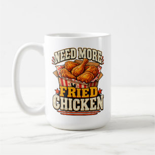 Mug Besoin de plus de poulet frit vintage