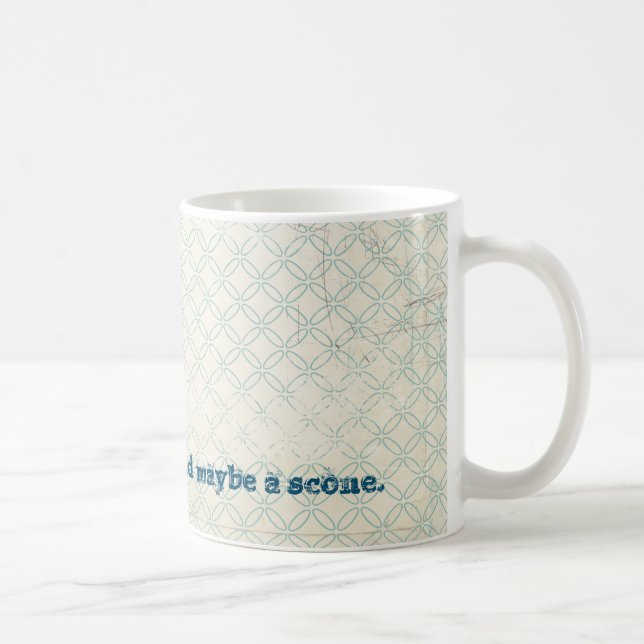 Mug Besoin de thé et peut-être d'un scone (Droite)