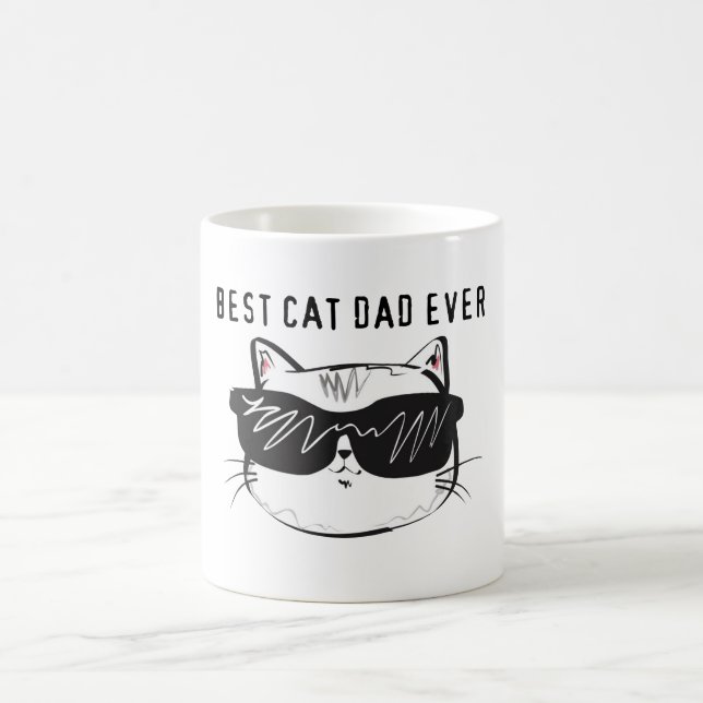 Mug Best Cat Dad Ever Cup (Centre)