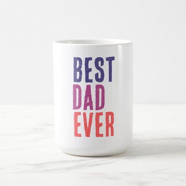 Mug Best Dad Ever Minimalist Cool Professional (Centre)