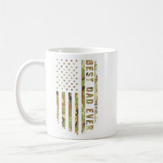 Mug Best Dad Ever US Patriot Camouflage American Flag