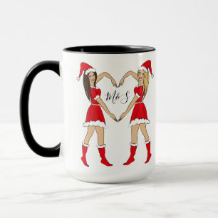 Mug Best Friend Gift Blonde et Brunette filles