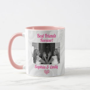 Mug Best Friends Besties BFF Ajouter des noms de photo