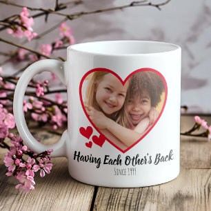 Mug Best Friends For Life - Photo En Forme De Coeur