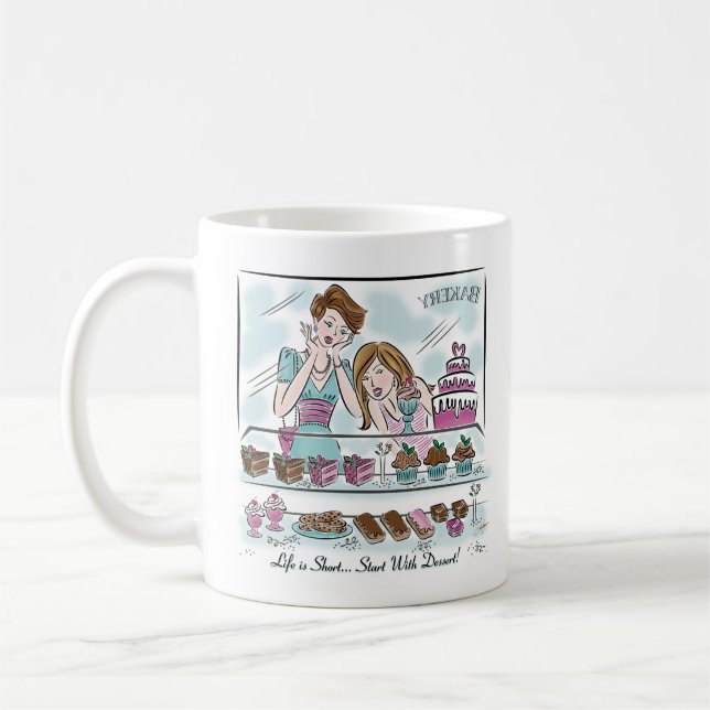 Mug Best Friends Life is Short...Commencez par Dessert (Gauche)