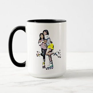Mug Best Friends Roller Skate Comic Book