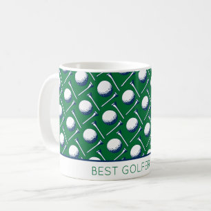 Mug BEST GOLFER EVER Golf Balls Tee - shirt Classic Fu
