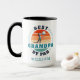 Mug Best Grandpa By Par Retro Golfing Personalized (Avec donut)