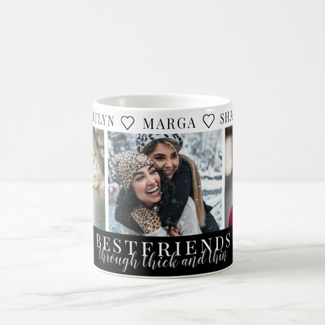 Mug Bestamis à travers épais et mince Trois photos (Centre)