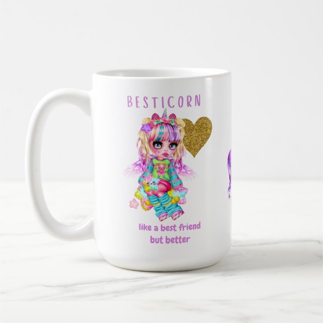 Mug Besticorn Comme Un Meilleur Ami Mais Meilleur - Un (Gauche)