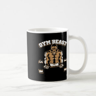 Mug Bête de gym Gorilla musculation bodybuilding Worko