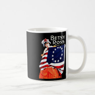 Mug Betsy Ross American Flag 1776 Art 4 juillet Cadeau