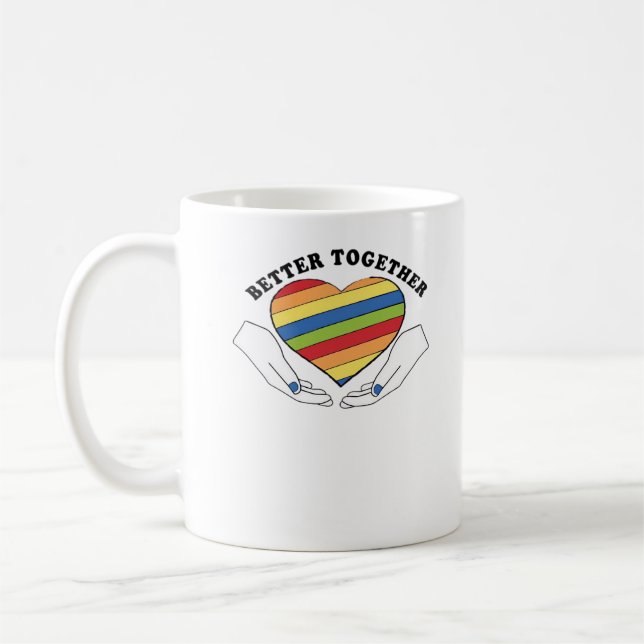 Mug Better Together Graphics Creative Style  (Gauche)