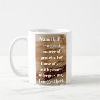 Mug Beurre d'arachide drôle