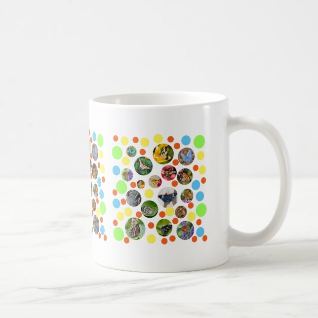 Mug Beurre moderne tendance Pois Enfants (Droite)