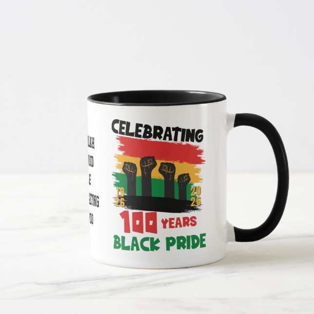 Mug BHM 100 Years Souvenir Black History Month  (Droite)