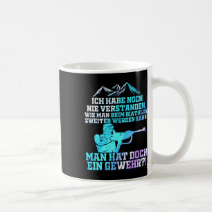 Mug Biathlon Et Fusil - Jamais Un Deuxième Don