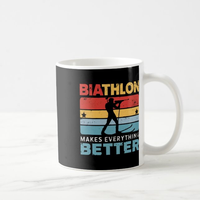 Mug Biathlon Sport hivernal Ski Riffle tir Biath (Droite)