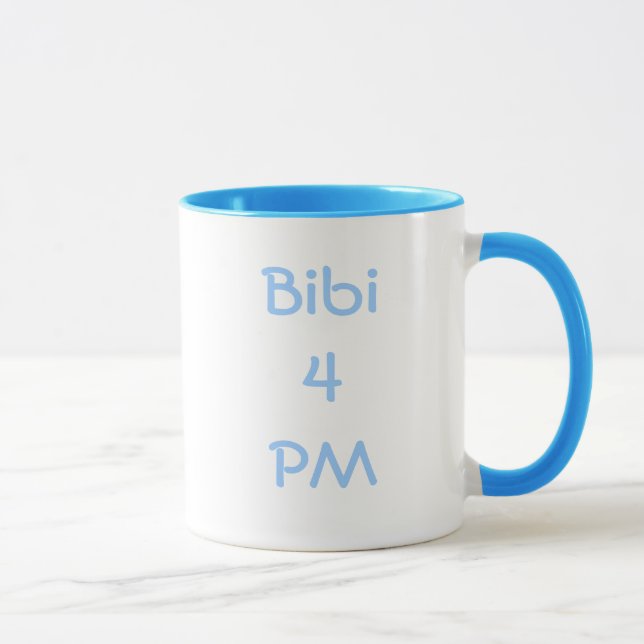 Mug Bibi Netanyahu pour le Premier ministre israélien  (Droite)
