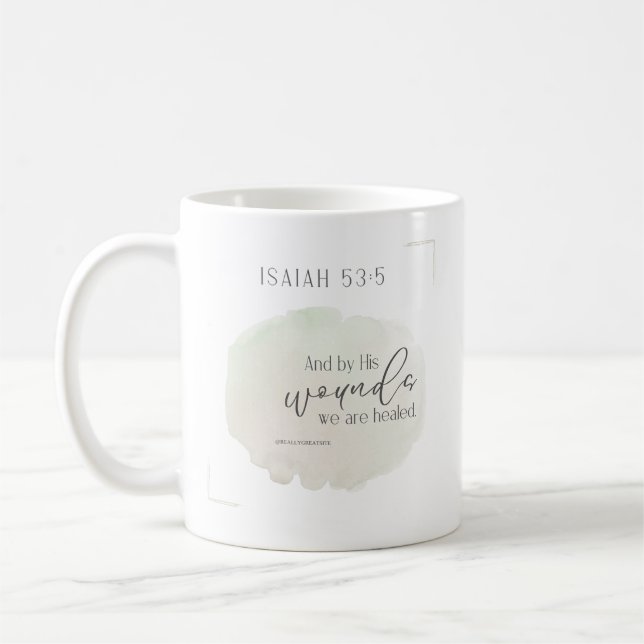 Mug Bible chrétienne Verse (Gauche)