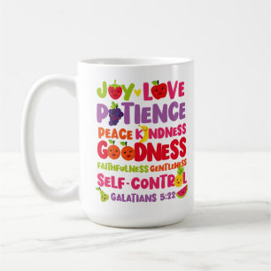 Mug Bible Chrétienne Verse Fruit De L'Esprit